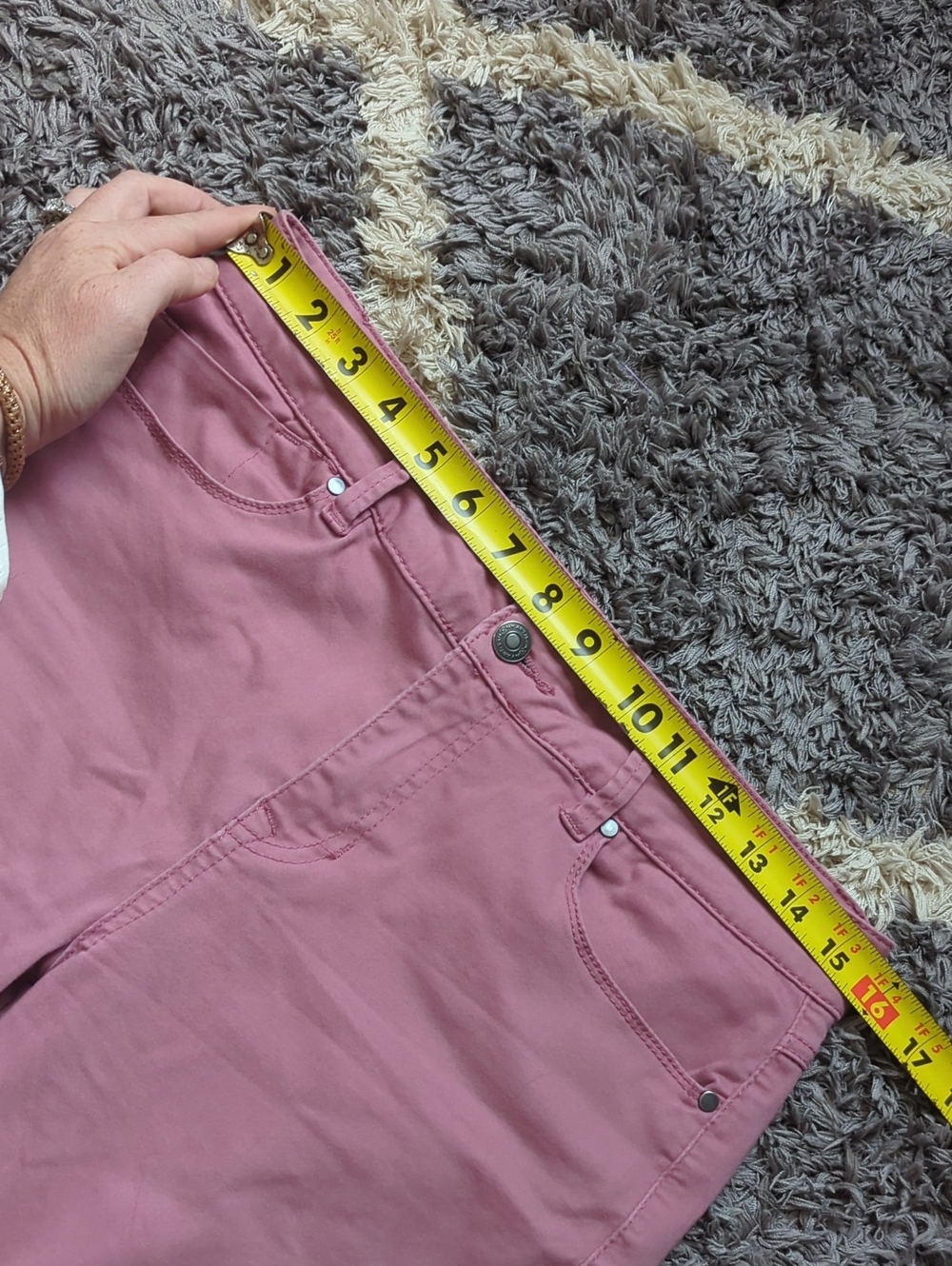 Artisan Ny Women's Mauve Pink Skinny Jeans Stretch Size 10 - Picture 4 of 7